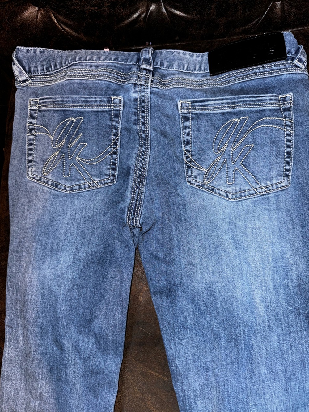 Dolls Kill Haley Low Rise Bootcut Jeans